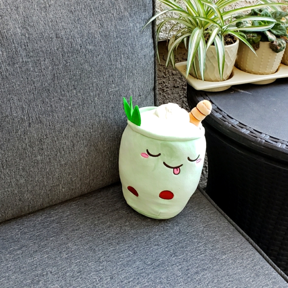Small Squishy Matcha boba cup